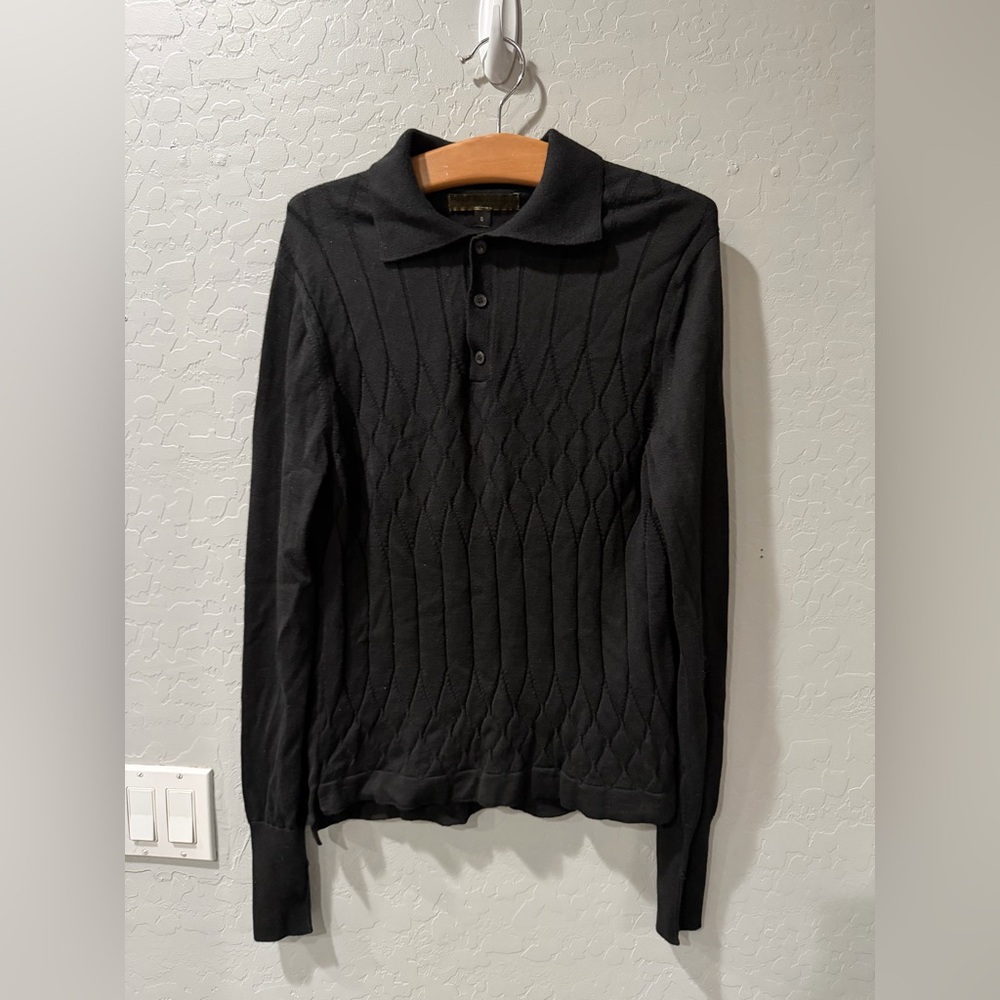 PING Hideoki‎ Made In Italy Golf L/S Slim Fit Polo Small Bin 3